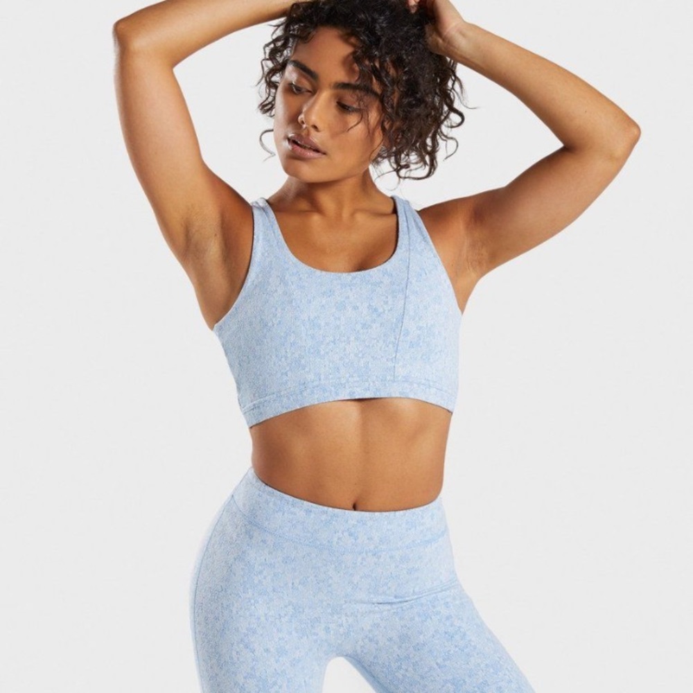 Gymshark Fleur Texture Sports Bra